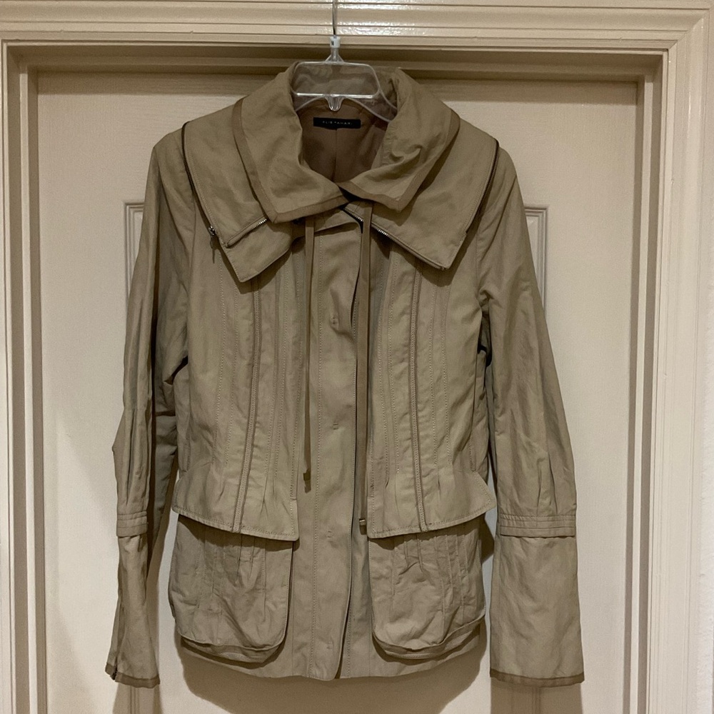 Women's Elie Tahari Tan Jacket
